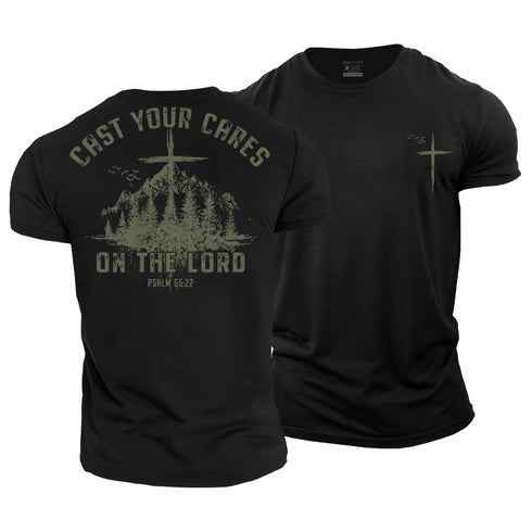 Men's Cast Your Cares on The Lord Cotton T-Shirt